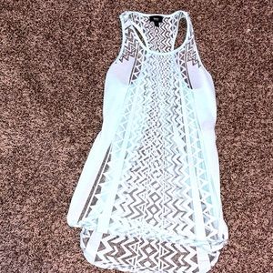 baby blue bathing suit coverup